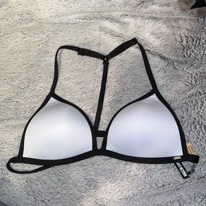 Victoria Secret Pink Triangle Push up Swim top size XL